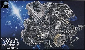 Den første V4 Motor fra Honda